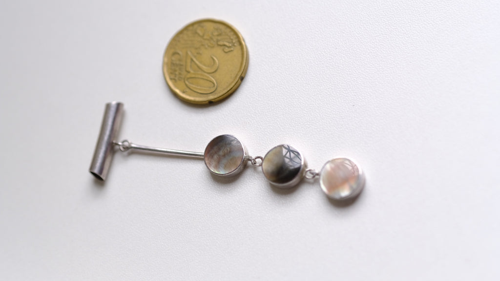 Vintage mother of pearl pendant