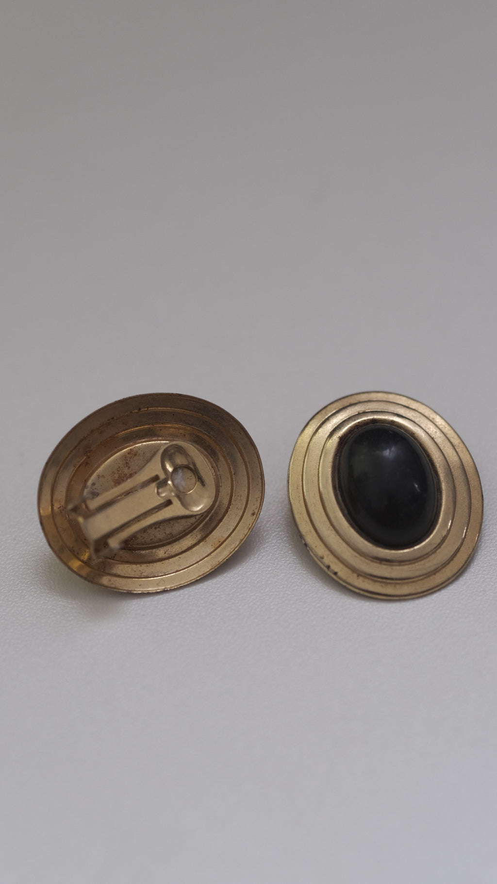 Vintage clipper earrings
