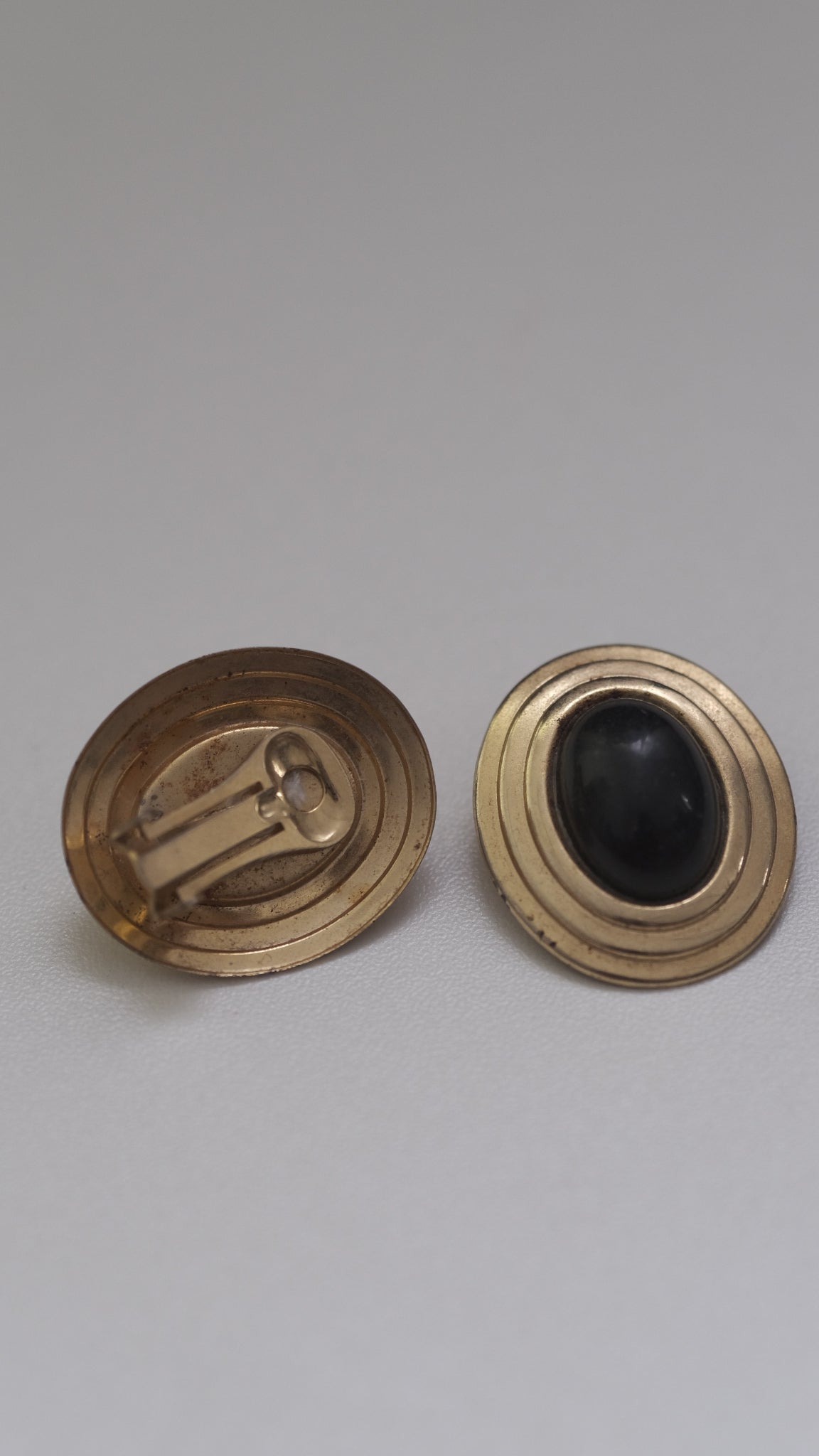 Vintage clipper earrings