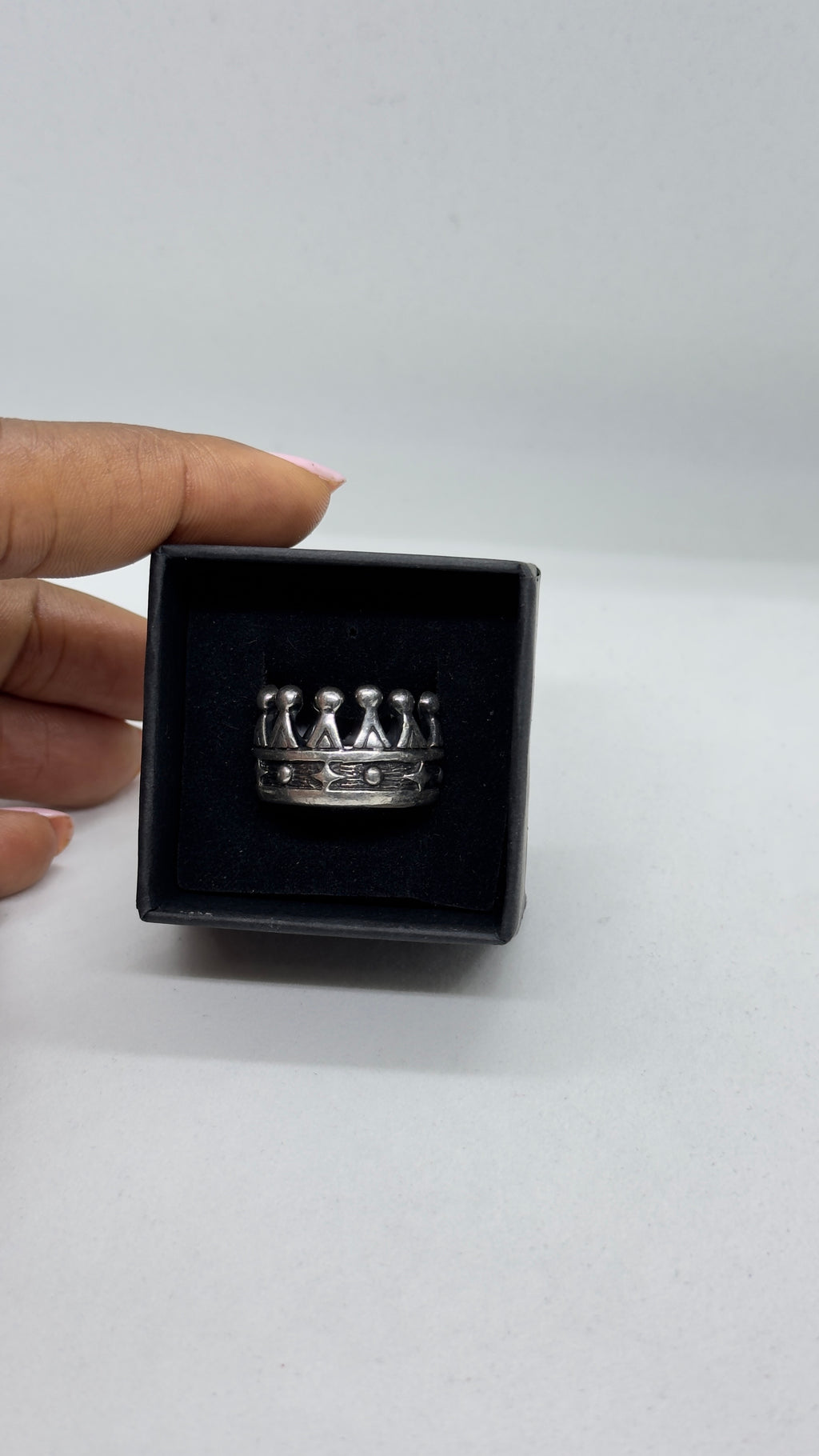 Street Crown 925 silver ring
