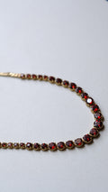 Vintage gold plated silver necklace