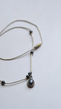 Liquid silver 925 necklace