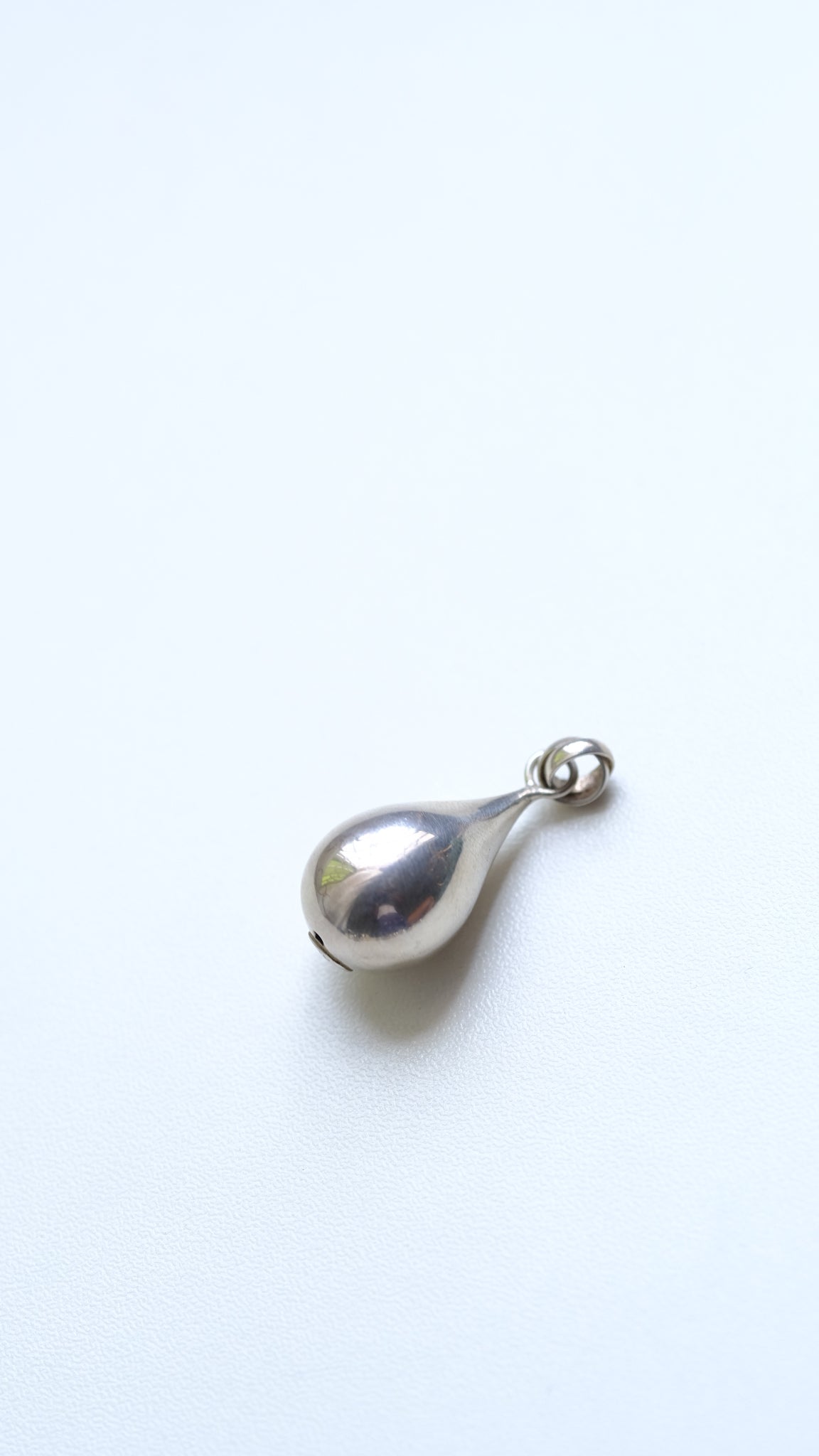 Sterling silver Tear drop pendant