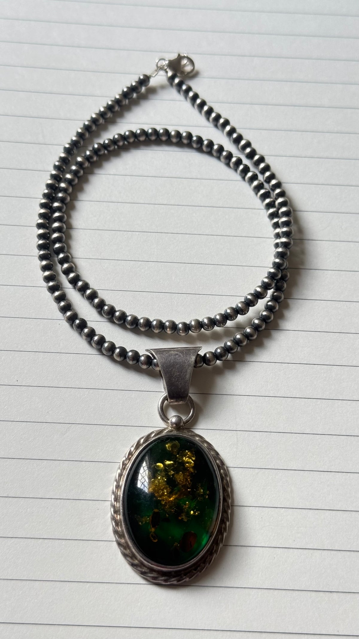 925 Sterling silver Navajo necklace