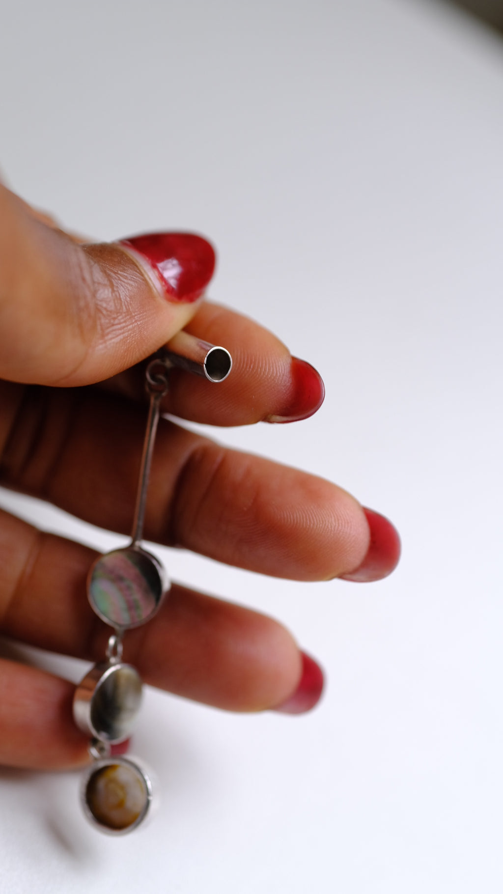 Vintage mother of pearl pendant