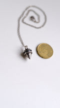 925 sterling silver vintage necklace with top pendant