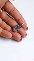 Sterling silver vintage crystal pendant