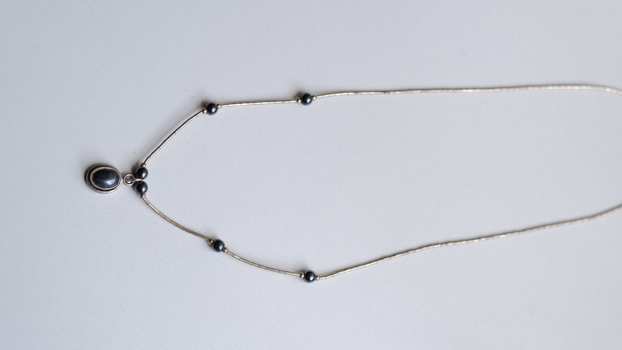 Liquid silver 925 necklace
